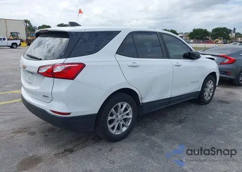 2021 Chevrolet Equinox Fwd Ls из США, поврежденный, VIN 2GNAXHEV4M6140527